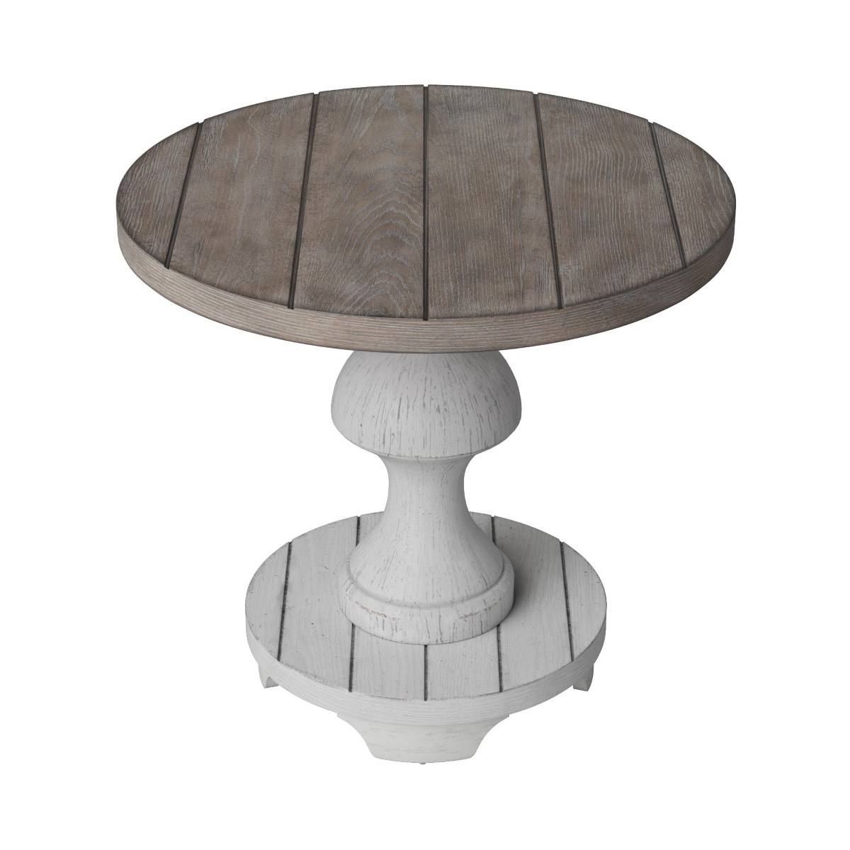 Cirular Wooden Table_3D Model_02