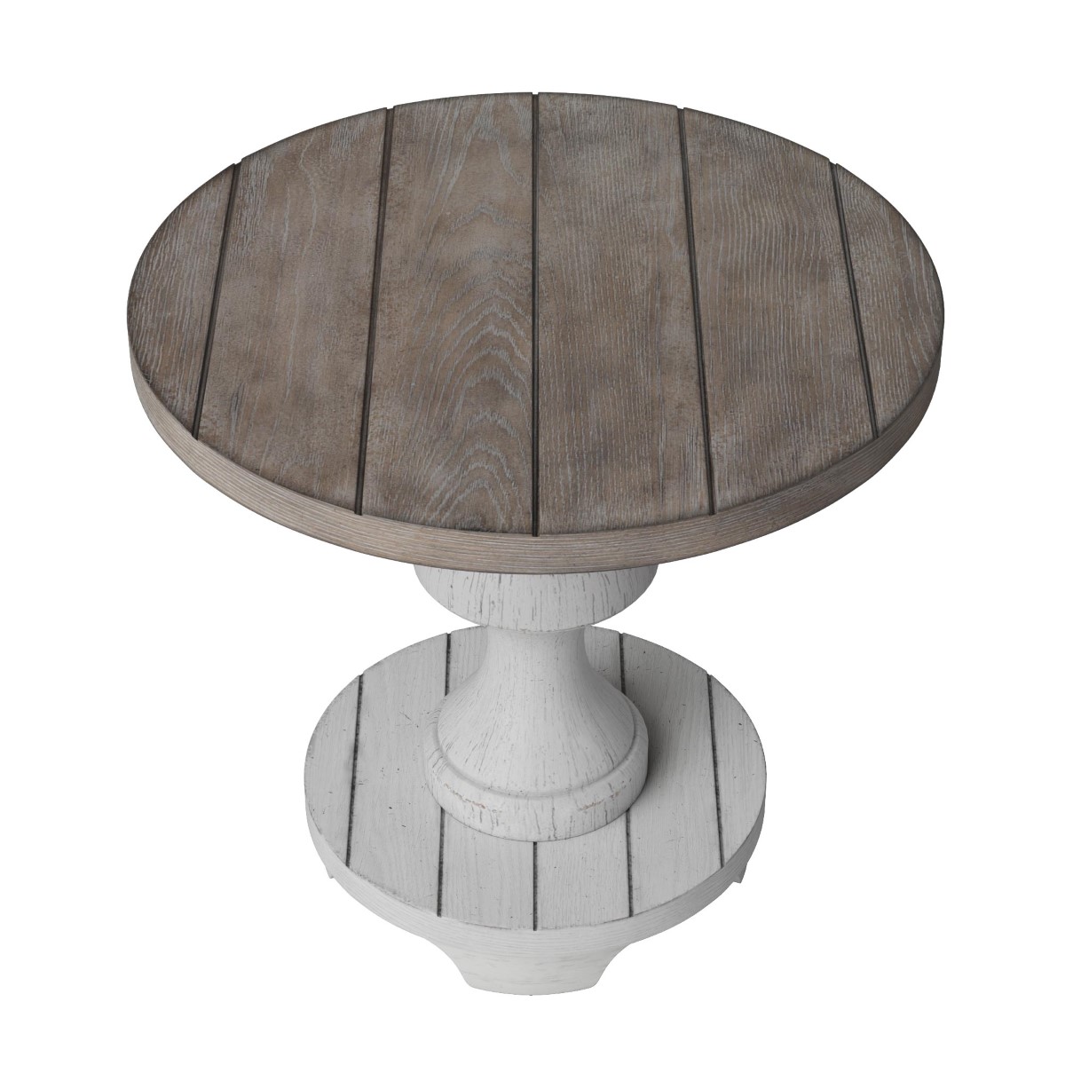 Cirular Wooden Table 3D Model_06