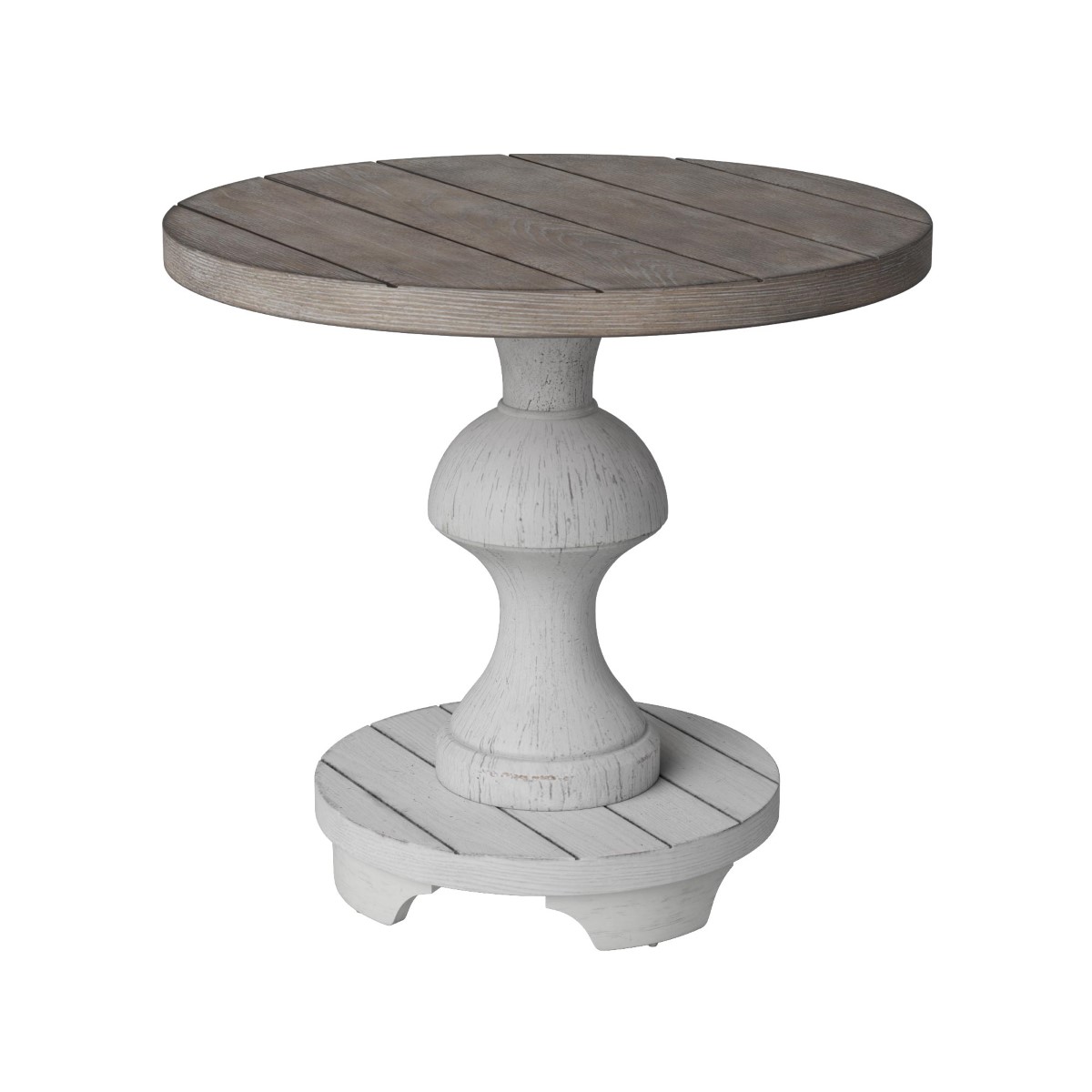 Cirular Wooden Table 3D Model_05