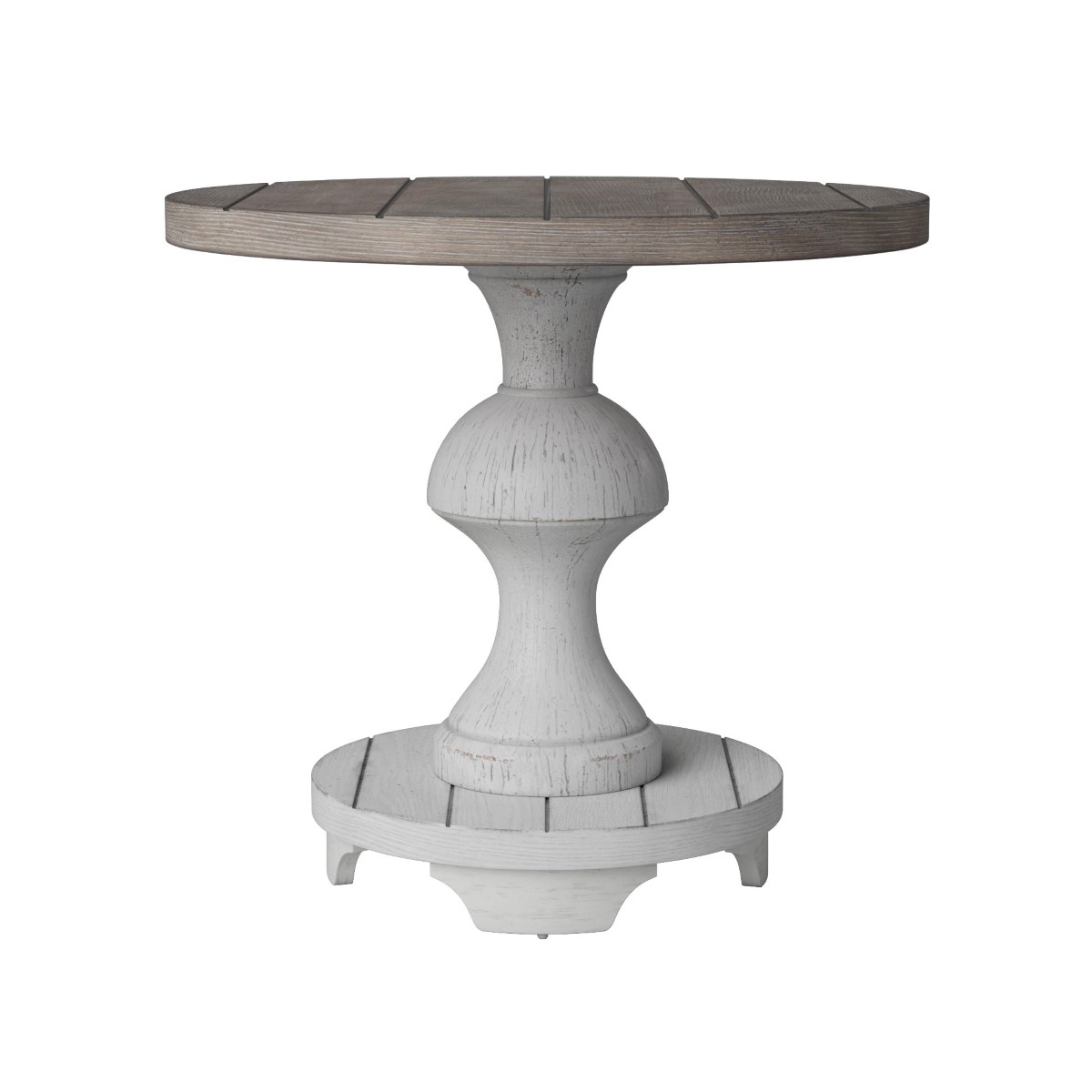 Cirular Wooden Table 3D Model_04