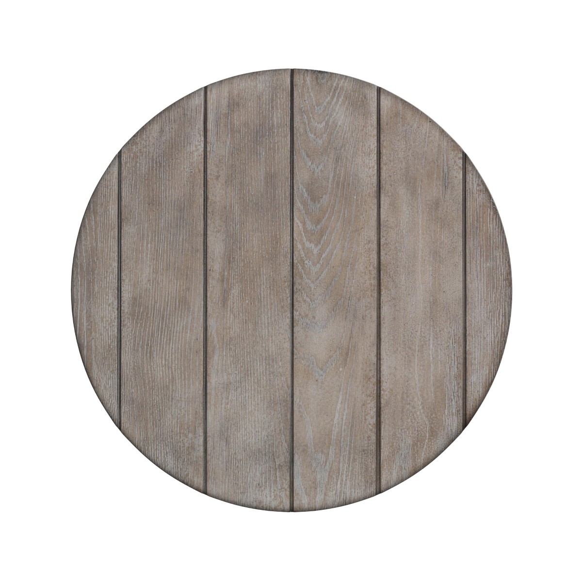 Cirular Wooden Table 3D Model_03
